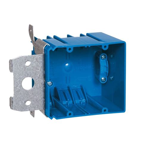 2-gang 34 cu in adjustable electrical box with side clamp|Carlon B234ADJC 2.